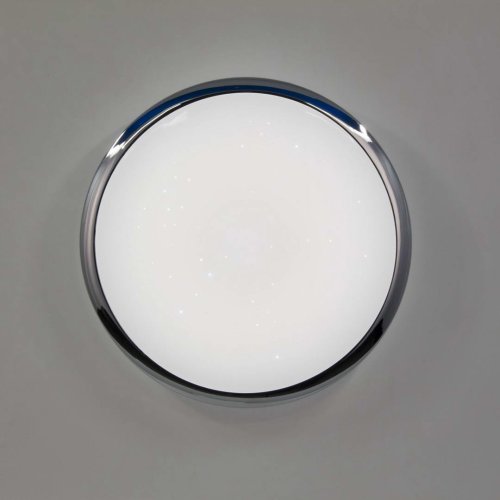 Светильник потолочный LED Старлайт CL70310 Citilux белый 1 лампа, основание хром в стиле модерн  фото 2