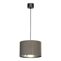 Светильник подвесной Levy LSP-8917 Lussole коричневый 1 лампа, основание чёрное в стиле современный кантри 