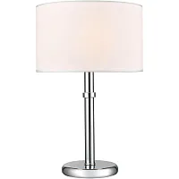 Настольная лампа Princess VL1753N01 Vele Luce белая 1 лампа, основание хром металл в стиле классический 