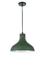 Светильник подвесной Martino E 1.3.P1 GR Arti Lampadari зелёный 1 лампа, основание зелёное в стиле современный 