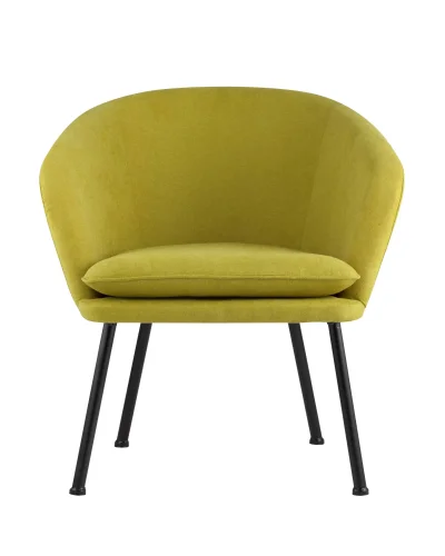 Кресло Декстер, травяной УТ000001795 Stool Group, зелёный/ткань, ножки/металл/чёрный, размеры - ****710*660мм фото 5