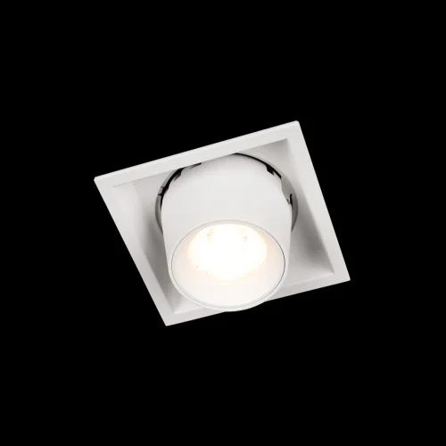Светильник точечный LED Flash 10319/B White LOFT IT белый 1 лампа, основание белое в стиле современный хай-тек квадратный фото 2