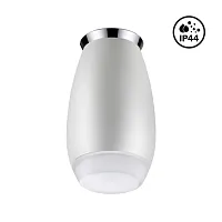 Светильник накладной Gent 370910 Novotech белый 1 лампа, основание белое в стиле современный круглый