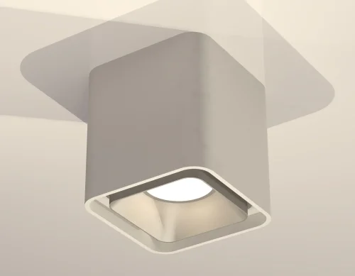Светильник накладной Techno Spot XS XS7840003 Ambrella light белый 1 лампа, основание белое в стиле хай-тек современный квадратный фото 2