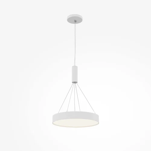 Светильник потолочный LED Zon C032CL-45W4K-RD-W Maytoni белый 1 лампа, основание белое в стиле хай-тек современный круглый фото 7