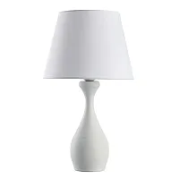 Настольная лампа Салон 415033901 MW-Light белая 1 лампа, основание белое металл в стиле современный 