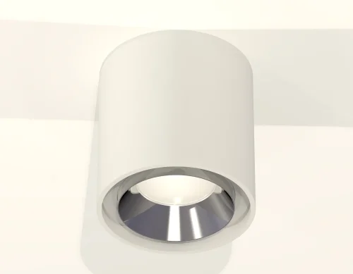 Светильник накладной Techno spot XS7722003 Ambrella light белый 1 лампа, основание белое в стиле хай-тек современный круглый фото 2