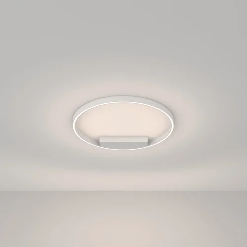 Светильник потолочный LED Rim MOD058CL-L35WK Maytoni белый 1 лампа, основание белое в стиле современный хай-тек минимализм кольца фото 4
