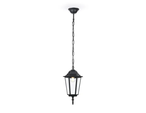 Подвесной светильник ST2029 Ambrella light уличный IP54 чёрный 1 лампа, плафон прозрачный в стиле современный хай-тек E27