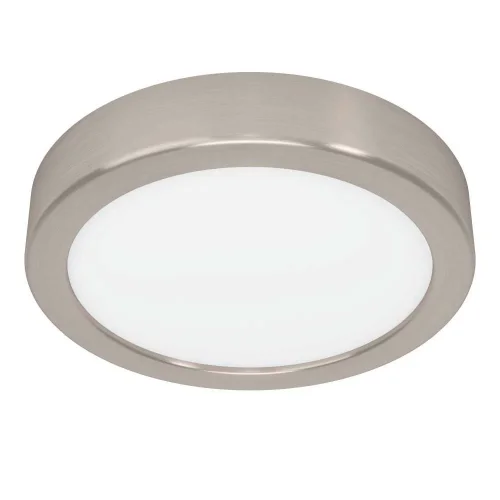 Светильник накладной LED Fueva 5 900583 Eglo белый 1 лампа, основание матовое никель в стиле современный круглый