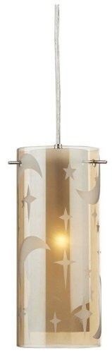 Светильник подвесной 783-106-01 Velante прозрачный белый 1 лампа, основание хром в стиле классический 