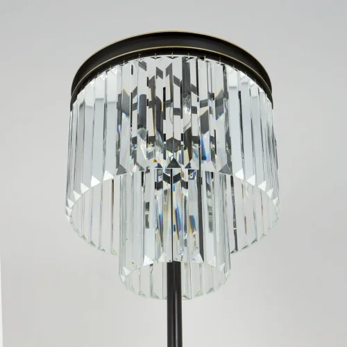 Торшер Мартин CL332961 Citilux  прозрачный 6 ламп, основание коричневое в стиле классический лофт современный
 фото 5