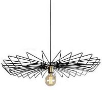 Светильник подвесной Umbrella 8874-NW Nowodvorski золотой 1 лампа, основание чёрное в стиле современный 