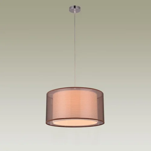 Светильник подвесной Room V2733-1P Moderli коричневый 1 лампа, основание хром в стиле современный 