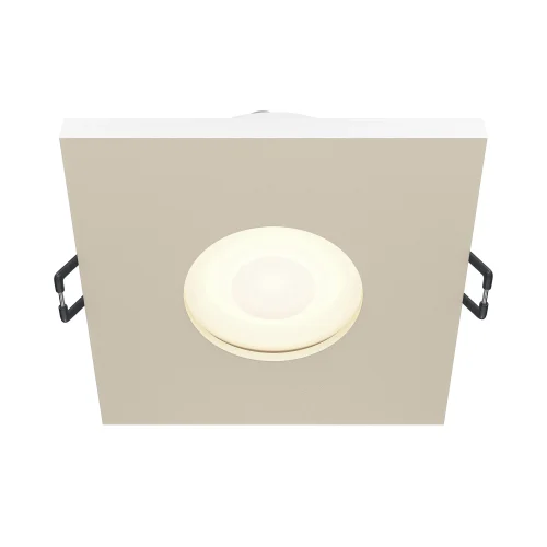 Светильник точечный Stark DL083-01-GU10-SQ-W Maytoni белый 1 лампа, основание белое в стиле современный хай-тек 