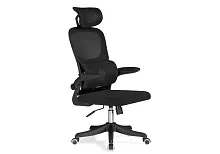 Компьютерное кресло Sprut black 15623 Woodville, чёрный/сетка, ножки/пластик/чёрный, размеры - *1270***640*670