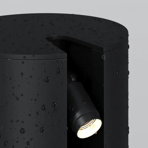 Парковый светильник LED Cave O468FL-L9B3K Maytoni уличный IP чёрный 1 лампа, плафон чёрный в стиле хай-тек современный LED фото 5