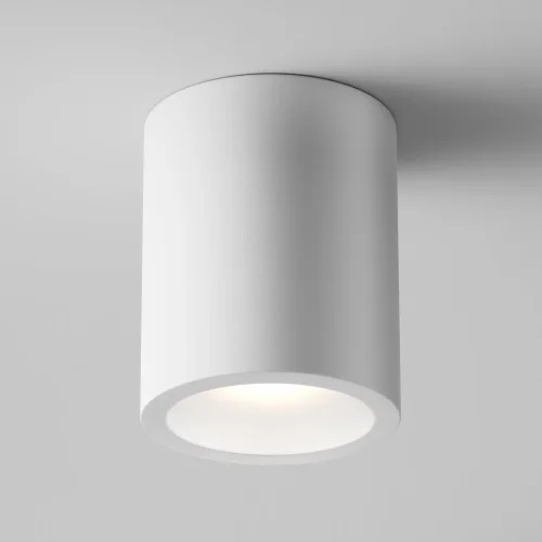 Светильник накладной Conik gyps C001CW-01W Maytoni белый 1 лампа, основание белое в стиле современный круглый фото 3