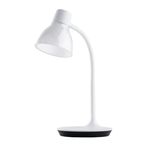 Настольная лампа LED Ракурс 631036301 DeMarkt белая 1 лампа, основание белое полимер в стиле современный 