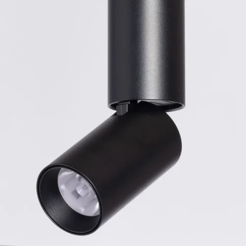 Светильник накладной LED Информ 851011501 DeMarkt чёрный 1 лампа, основание чёрное в стиле современный хай-тек трубочки фото 5