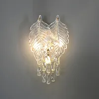 Бра Darby CL309332 Citilux прозрачный 3 лампы, основание золотое в стиле флористика современный 