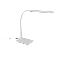 Настольная лампа LED LAROA 96435 Eglo белая 1 лампа, основание белое металл в стиле современный 