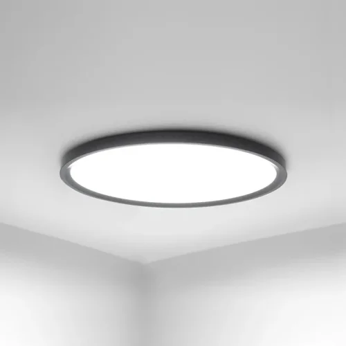 Светильник потолочный EXTRASLIM D80 Black 212745-26 ImperiumLoft чёрный 1 лампа, основание чёрное в стиле современный  фото 7