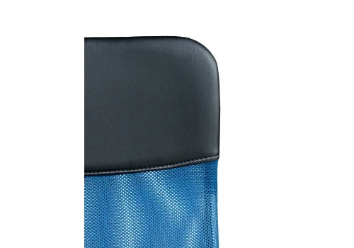 Компьютерное кресло Arano синее 1647 Woodville, синий/ткань искусственная кожа, ножки/металл/хром, размеры - *1320***650*650 фото 9