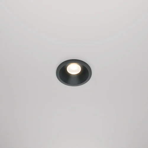 Светильник точечный LED Zoom DL034-01-06W3K-B Maytoni чёрный 1 лампа, основание чёрное в стиле современный  фото 4