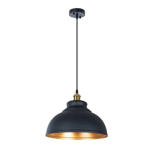 Светильник подвесной Cappello A7039SP-1BK Arte Lamp чёрный 1 лампа, основание чёрное в стиле лофт современный 