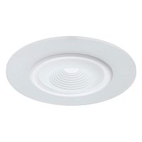 Светильник потолочный LED Платлинг 661016301 DeMarkt белый 1 лампа, основание белое в стиле хай-тек 
