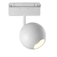 Трековый светильник LED Ball TR028-2-15W3K-W Maytoni белый для шинопроводов серии Ball