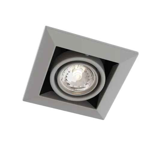 Светильник карданный Metal DL008-2-01-S Maytoni серебряный 1 лампа, основание серебряное в стиле современный  фото 8