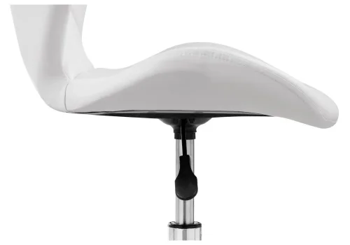 Компьютерное кресло Trizor whitе 15338 Woodville, белый/искусственная кожа, ножки/металл/хром, размеры - *810***530*530 фото 8