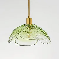 Светильник подвесной FLEUR A Зеленый 178129-26 ImperiumLoft зелёный 1 лампа, основание золотое в стиле современный 