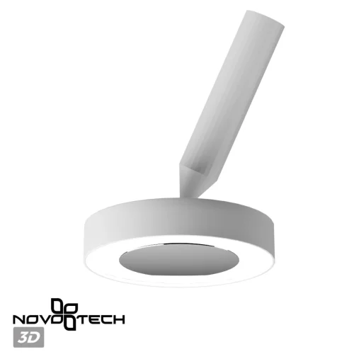 Светильник накладной LED Mirror 359278 Novotech белый 1 лампа, основание белое в стиле современный хай-тек  фото 6