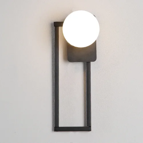 Настенный светильник SIAN 1S 168763-26 ImperiumLoft белый на 1 лампа, основание чёрное в стиле современный  фото 3