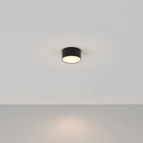 Светильник накладной LED Zon C032CL-12W3K-RD-B Maytoni белый 1 лампа, основание чёрное в стиле современный  фото 3