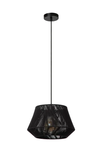 Светильник подвесной Jessica 10421/30/30 Lucide чёрный 1 лампа, основание чёрное в стиле лофт кантри винтаж  фото 2