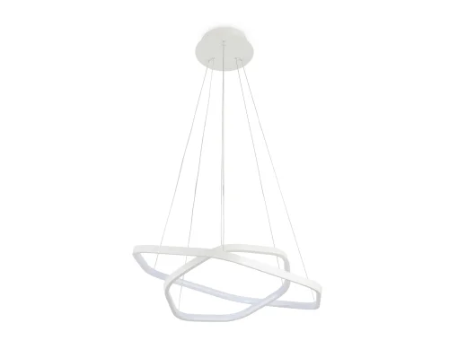 Светильник подвесной LED FL360 Ambrella light белый 1 лампа, основание белое в стиле современный кольца фото 5