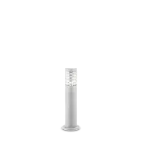 Парковый светильник TRONCO PT1 H40 BIANCO Ideal Lux уличный IP54 белый 1 лампа, плафон белый в стиле современный E27