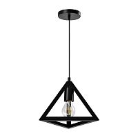 Светильник подвесной Ambiente V1620-1P Moderli чёрный 1 лампа, основание чёрное в стиле лофт 