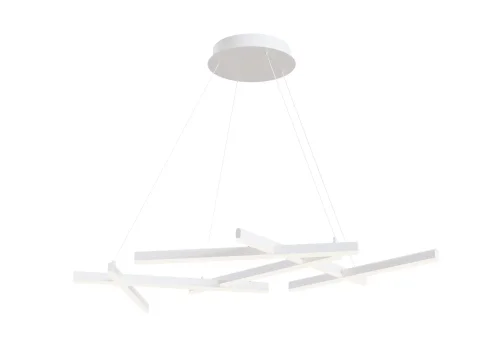 Светильник подвесной LED Line MOD016PL-L75W4K Maytoni белый 1 лампа, основание белое в стиле хай-тек линейный фото 2