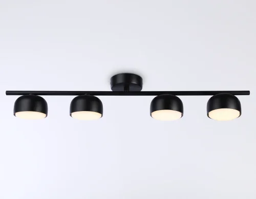 Спот с 4 лампами TN71029 Ambrella light чёрный GX53 в стиле современный хай-тек  фото 3