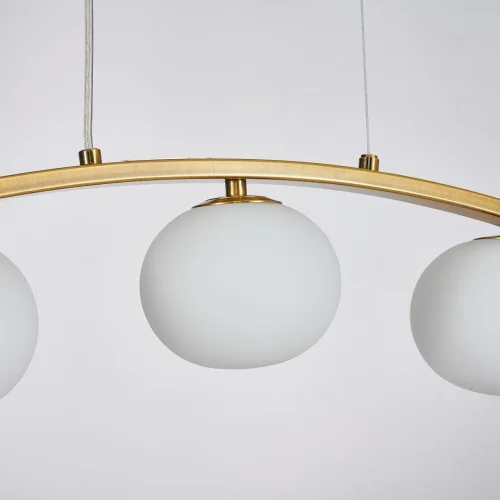 Светильник подвесной Arcata 4055-3P Favourite белый 3 лампы, основание матовое золото в стиле современный  фото 4