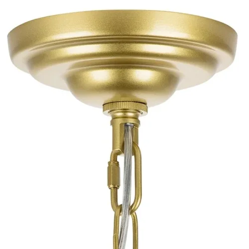Люстра подвесная Zeta 728063 Lightstar золотая на 6 ламп, основание золотое в стиле современный арт-деко  фото 6
