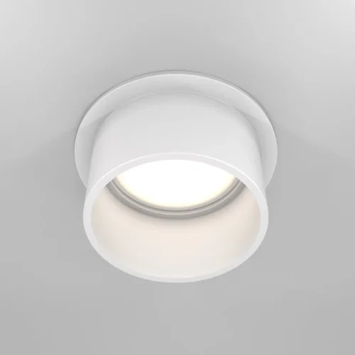 Светильник точечный Reif DL050-01W Maytoni белый 1 лампа, основание белое в стиле хай-тек современный  фото 4