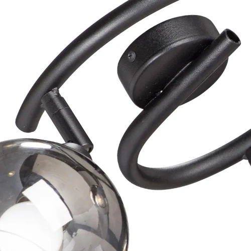 Спот с 3 лампами V4314-1/3PL Vitaluce чёрный серый E27 в стиле хай-тек  фото 2