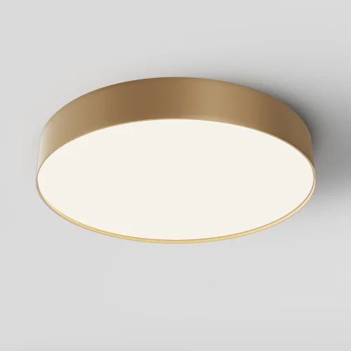 Светильник потолочный LED Zon C032CL-45W4K-RD-MG Maytoni белый 1 лампа, основание матовое золото в стиле хай-тек современный круглый фото 3