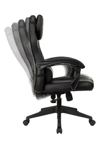 Кресло игровое Zombie Defender черный/карбон эко.кожа УТ000036636 Stool Group, чёрный/экокожа, ножки/пластик/чёрный, размеры - ***** фото 7